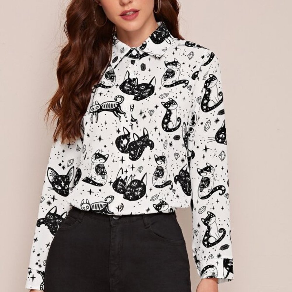 Women’s Cat Blouse